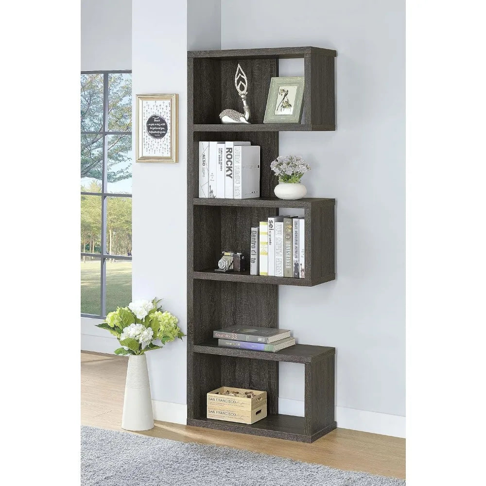 5 Tier Storage Shelf Bookcase
