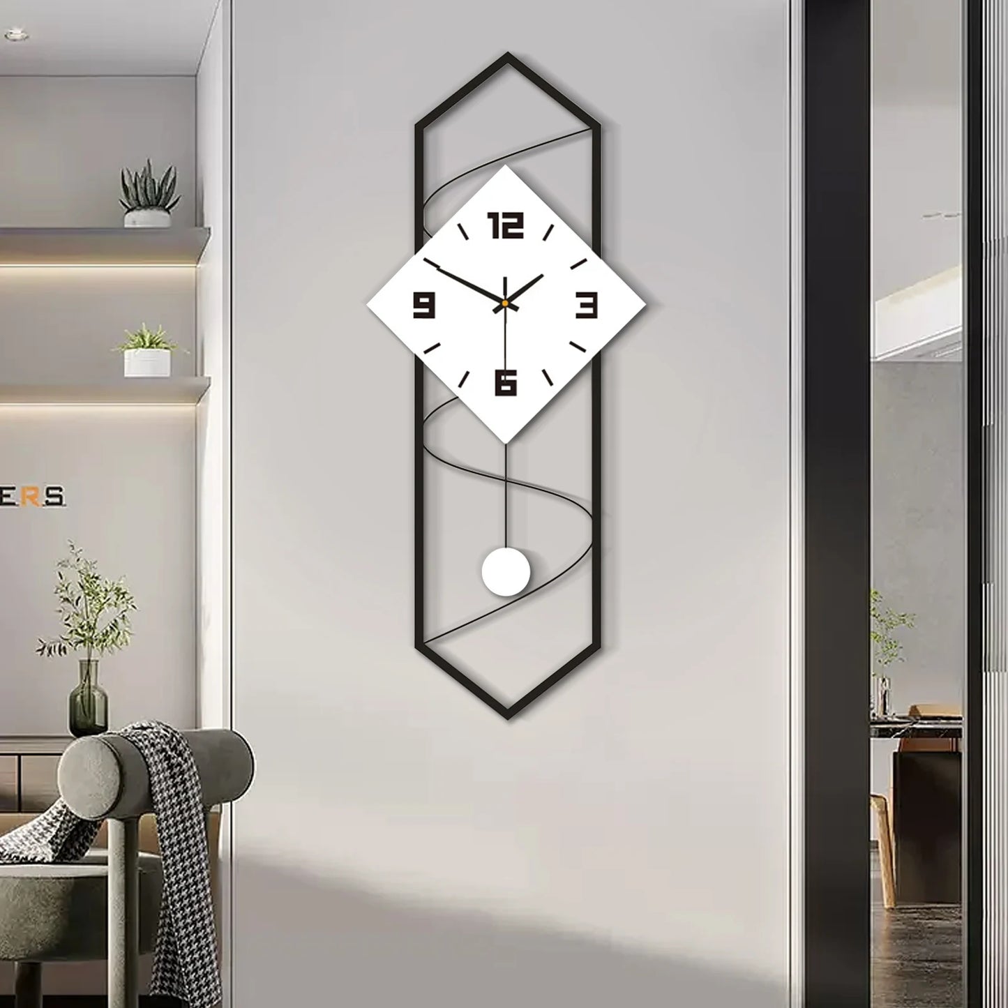 Non-Ticking Decorative Wall Clock