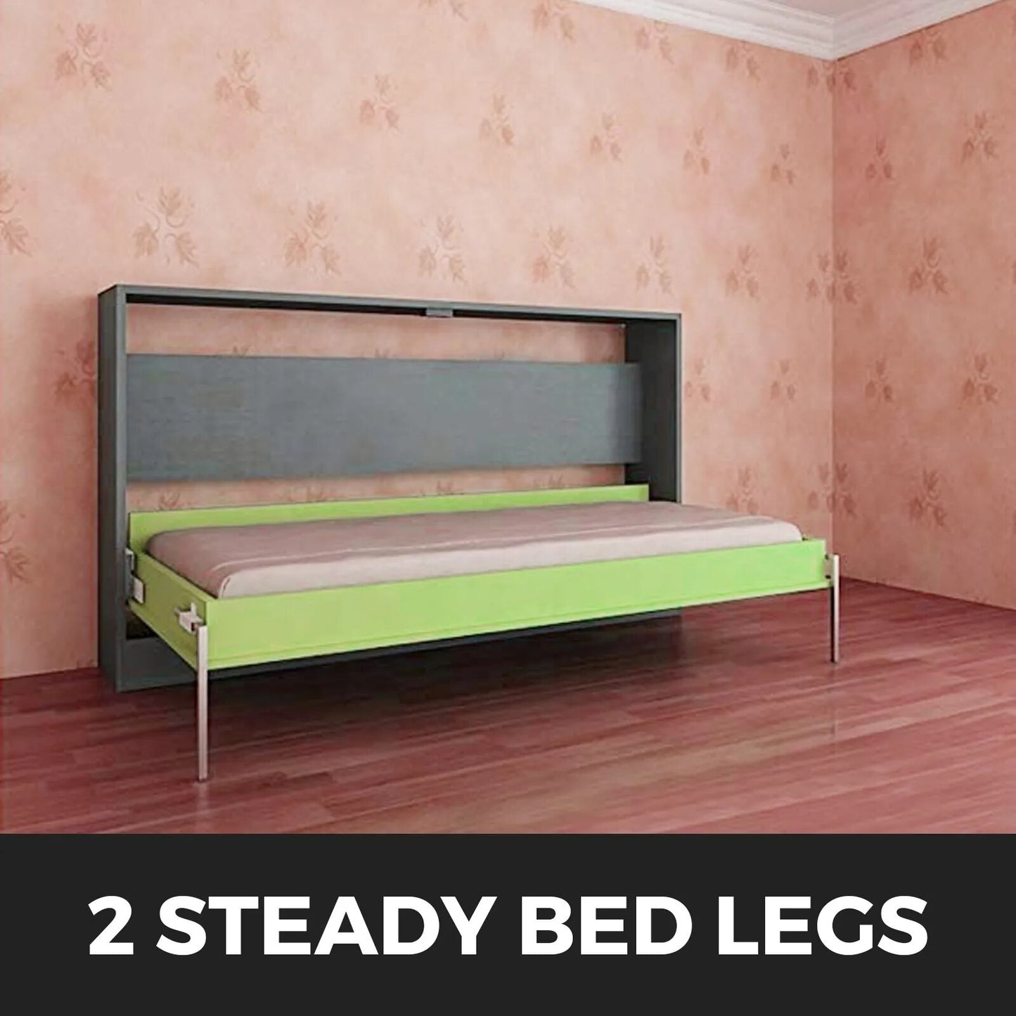 DIY Murphy Bed  Kit  w 2 Bed Legs