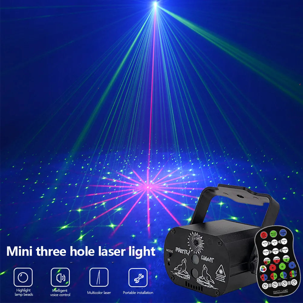 Rechargeable Party Strobe Laser Projector