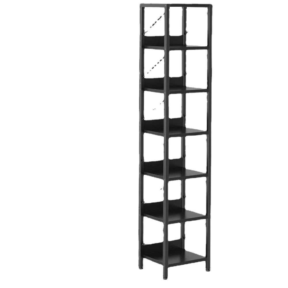6 Tier Tall Skinny Bookcase