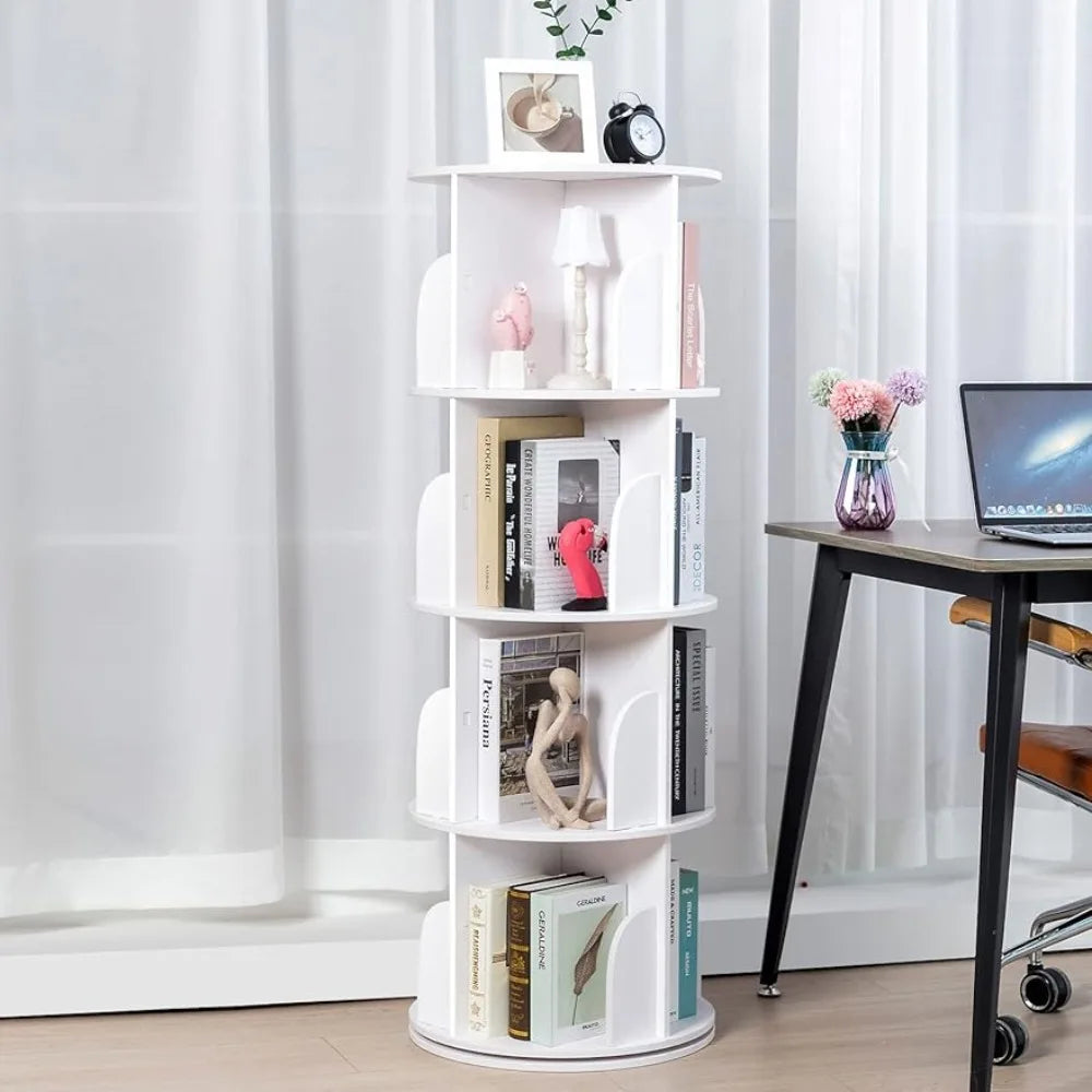4 Tier Rotating Bookcase