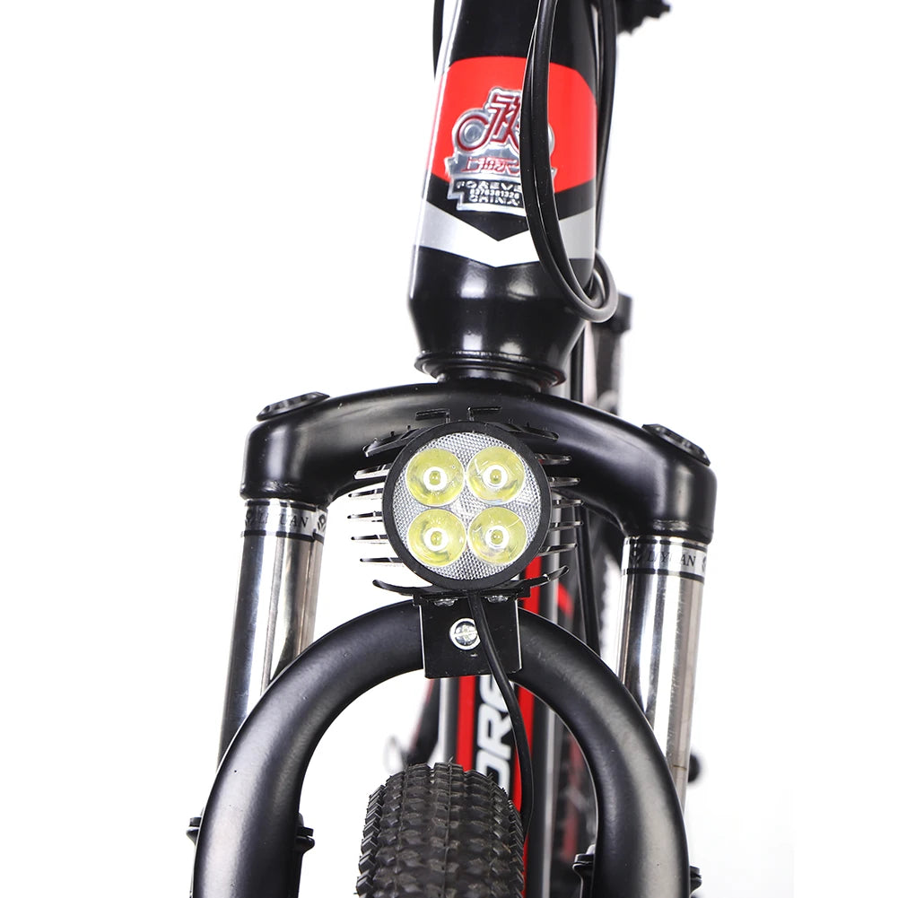 4 LED 2-In-1 Bicycle Horn Headlight