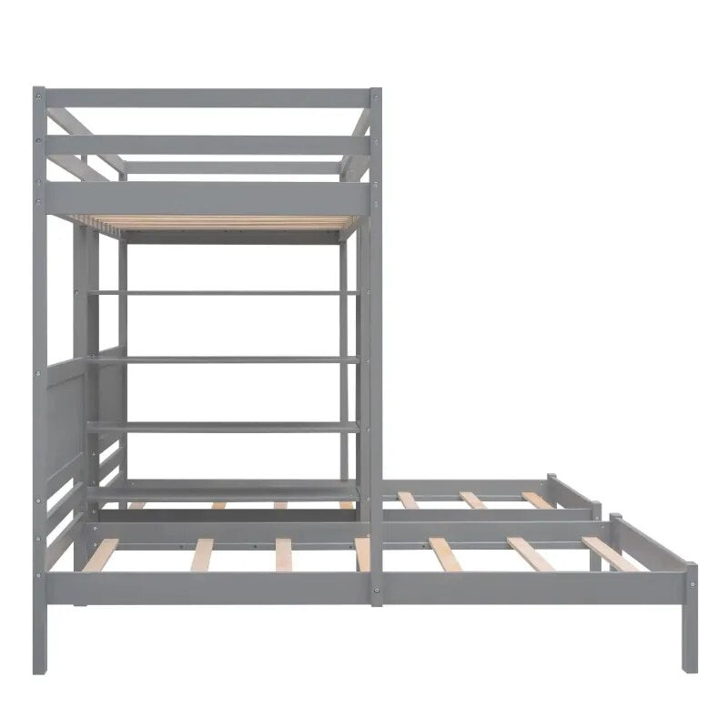 3-in-1 Bunk Set w Storage Ladder