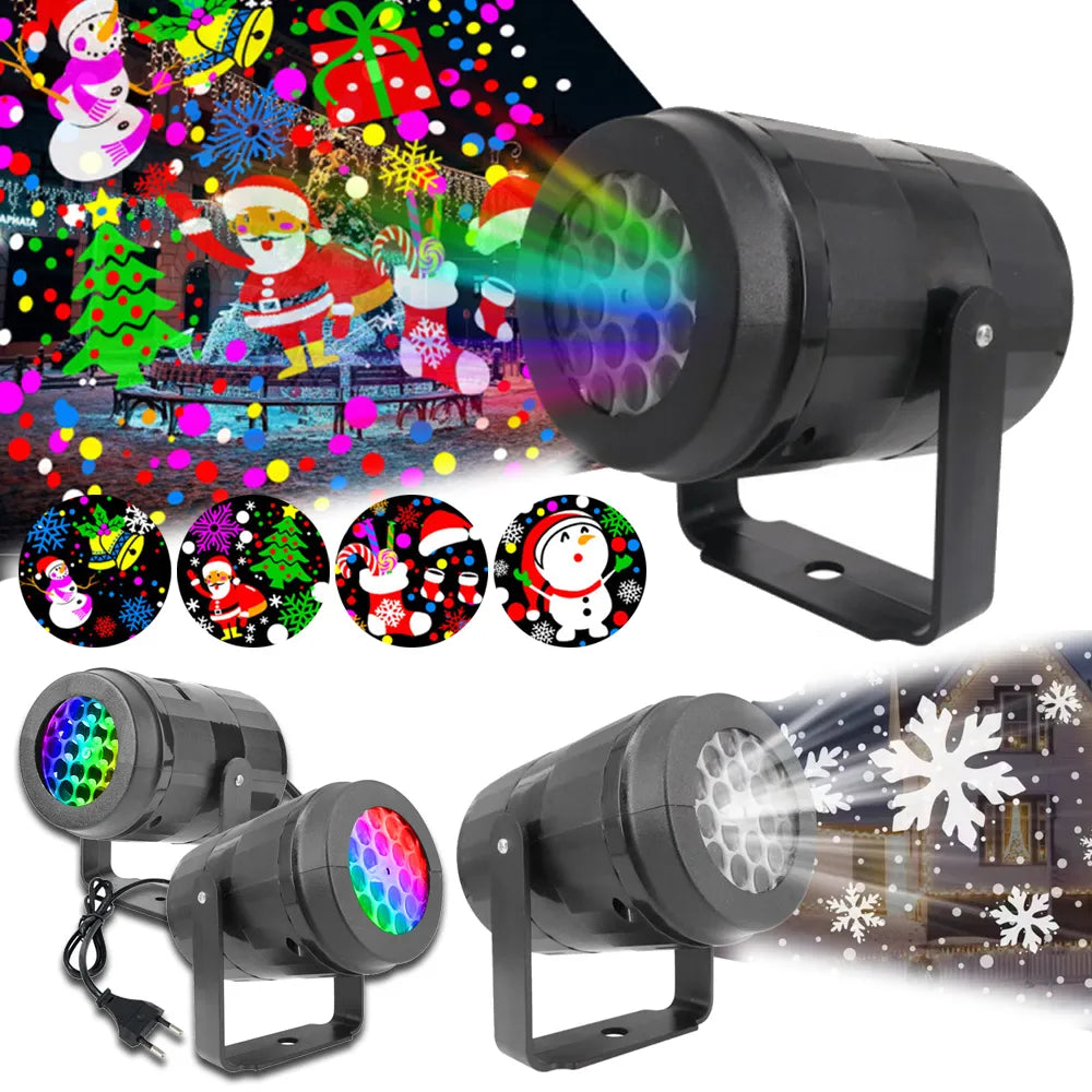 LED Christmas Rotatable  Projector Lamp