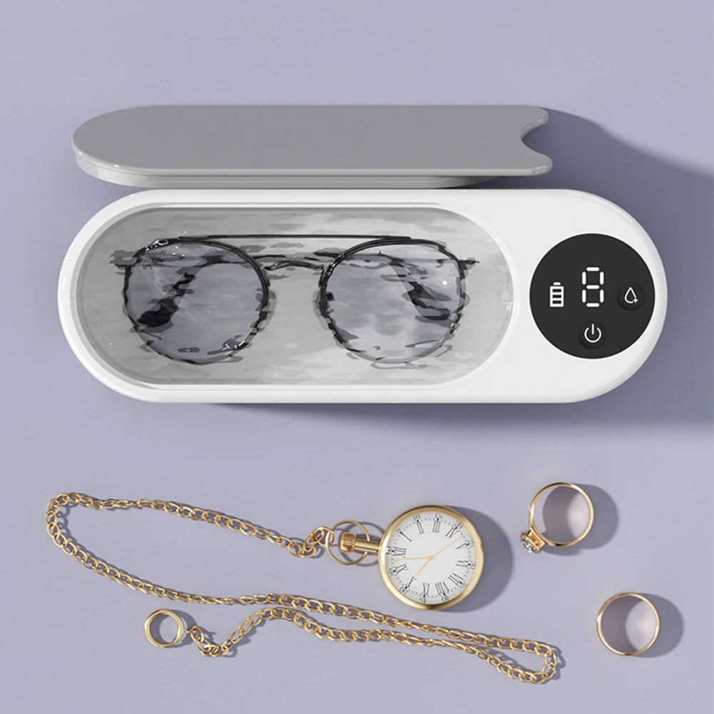 Ultrasonic Cleaning Machine Multi-function High Frequency Vibration Eyeglass Washing Tool for Cleaning Watch Jewelry Glasses